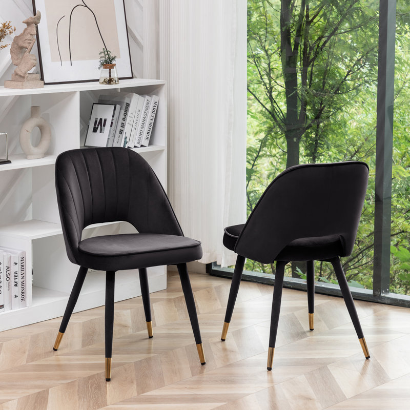 Alaetra Upholstered Dining Chair, Black