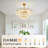 Emmanual 6 - Light Dimmable Empire Chandelier