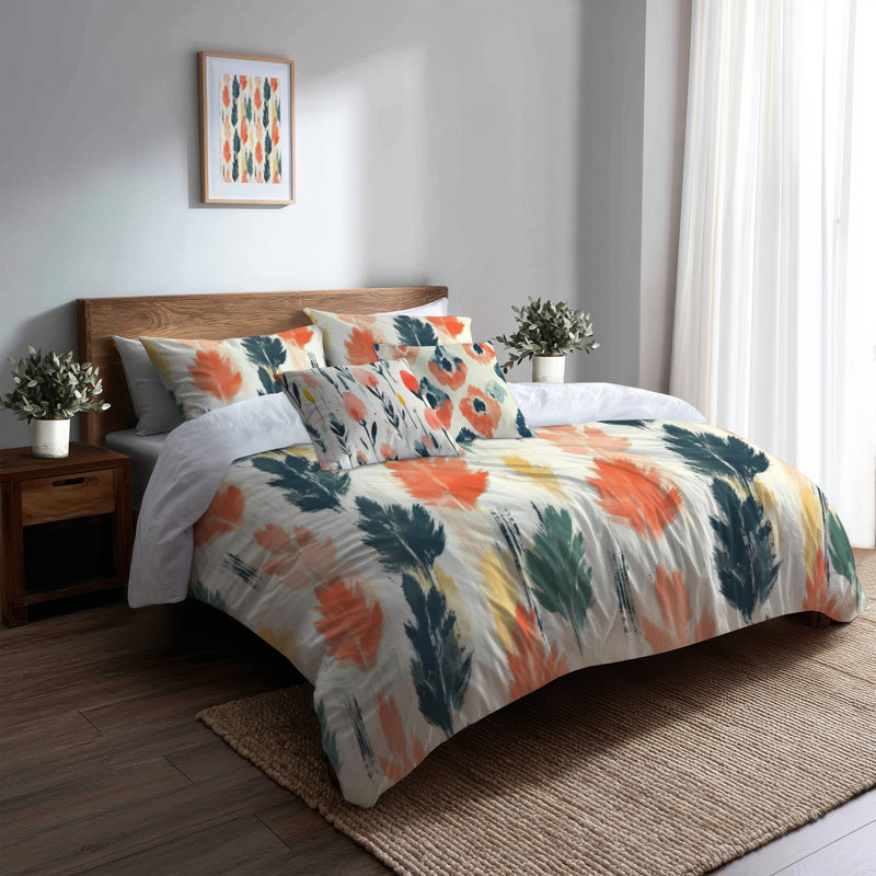 Ensemble d'édredon 6 pièces Boho, King Comforter + 5 Additional Pieces