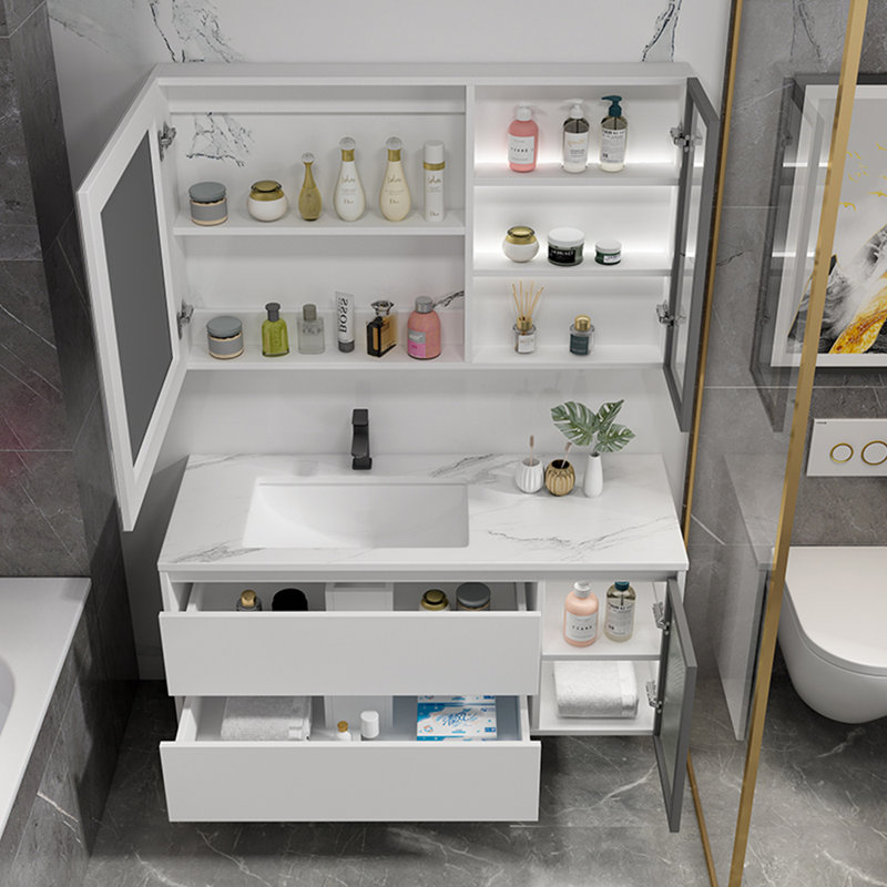 Minimalist light luxury bathroom cabinet