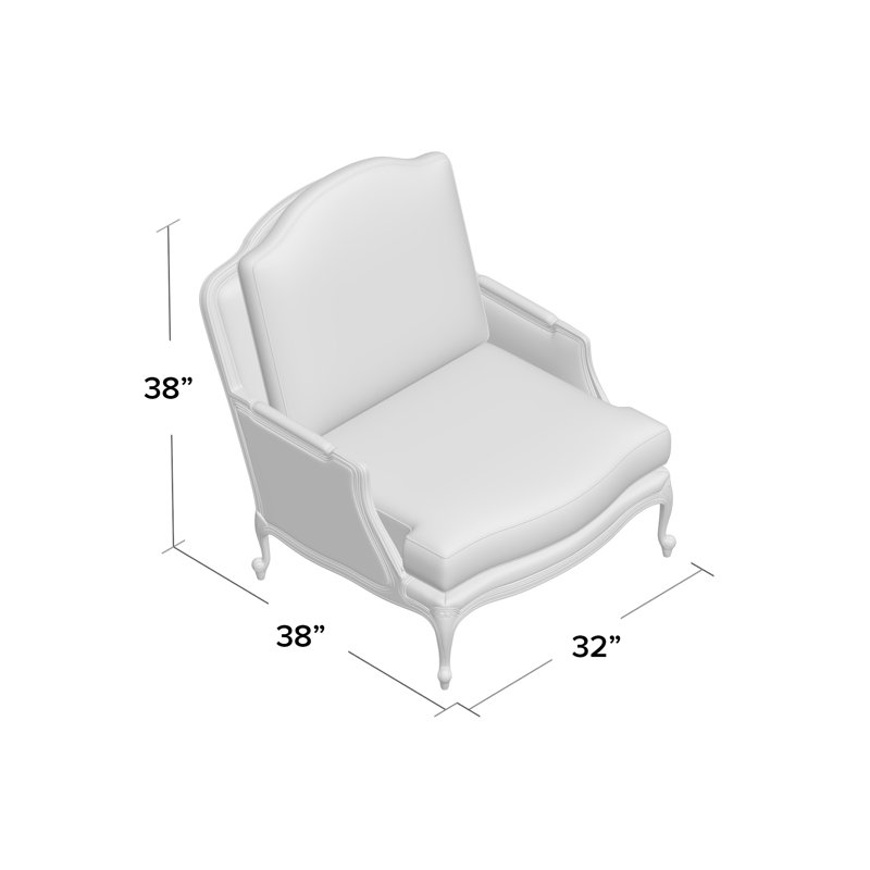 Fauteuil St. Helena, Noyer américain, Lin d'Élise