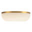 Jada 12-in Gold dimmable LED Flush Mount-1441087404