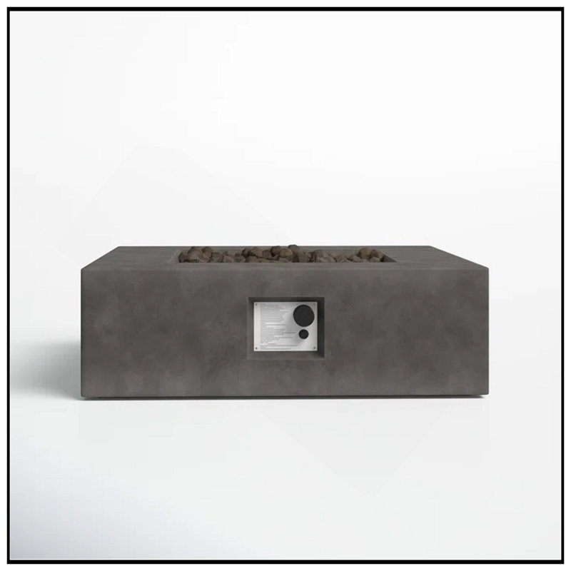 12" H Outdoor Fire Pit Table