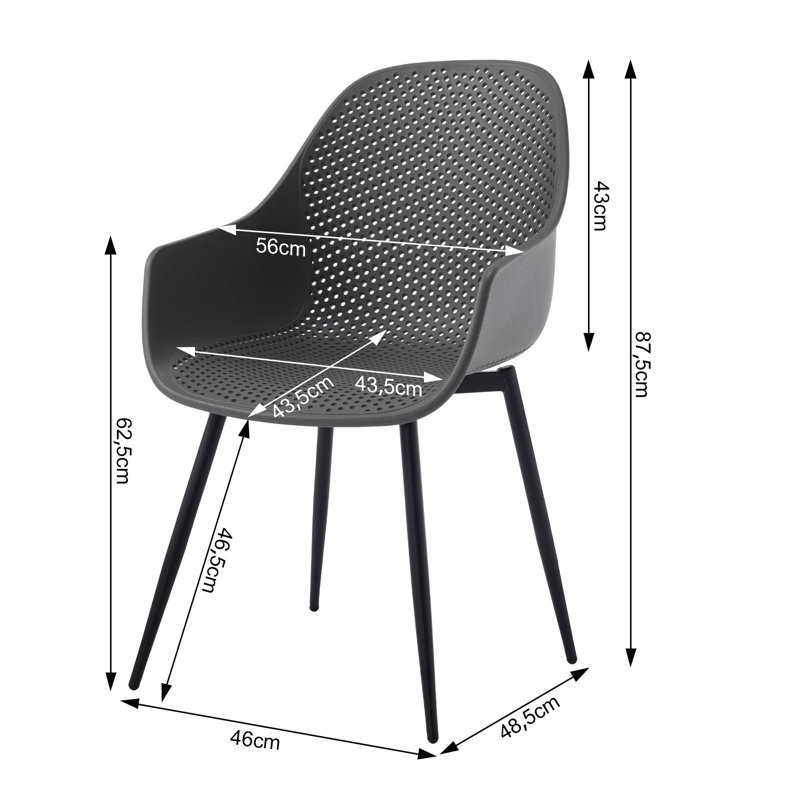 Isabela Armchair, Grey