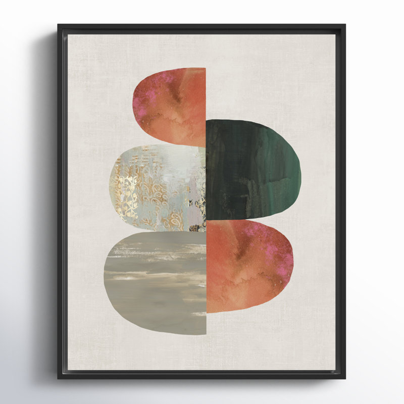 21.5" H x 17.5" W, Framed Canvas, Espresso