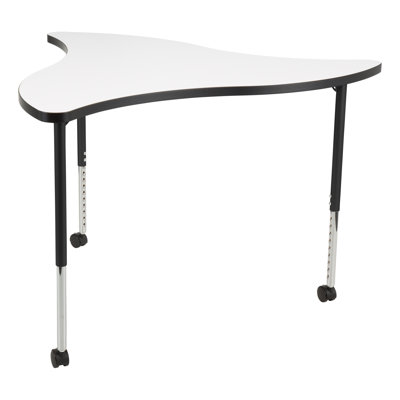 Table d'activité mobile à roulettes à hauteur réglable 48 "x 44" Structure Series