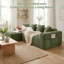 Modern Oversized Corner Sofa L-Shaped Corduroy Sofa With Storage Pockets -831990046-831990045