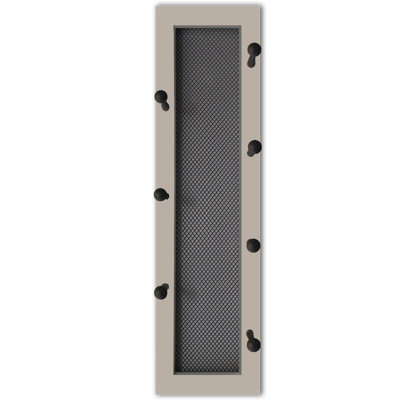 7-Peg Mug Rack By Millwork Engineering, Sand Frame