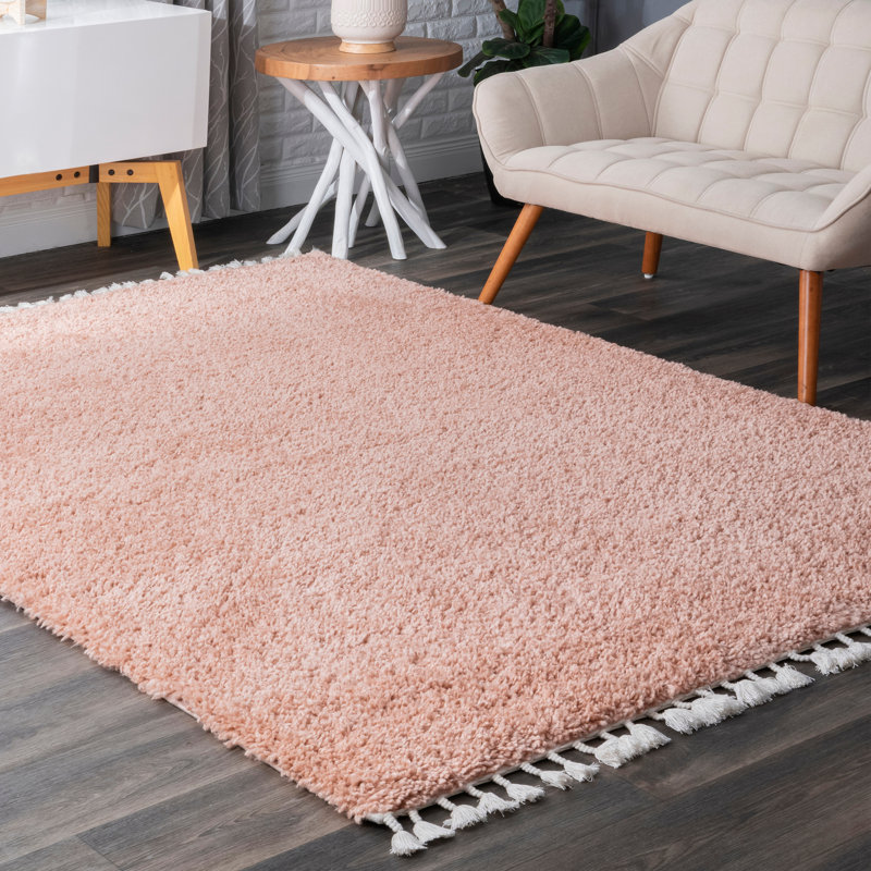 Solid Colour Area Rug, Rectangle 5' 3" x 8'