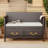 Upholstered Flip Top Storage Bench-556899236