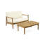 Table basse en bois exotique pour la vie en plein air-1543850227