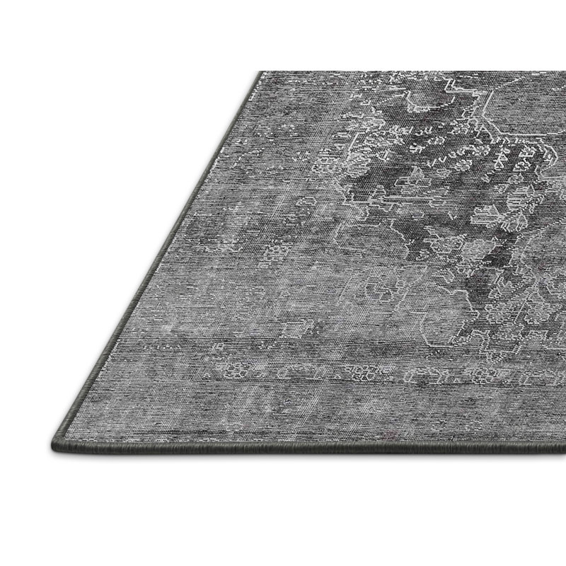 Tapis traditionnel gris / beige, Rectangle 5 pi x 7 pi