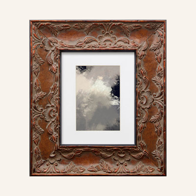 Artressia Trisha Embossed Wood Single Picture Frame