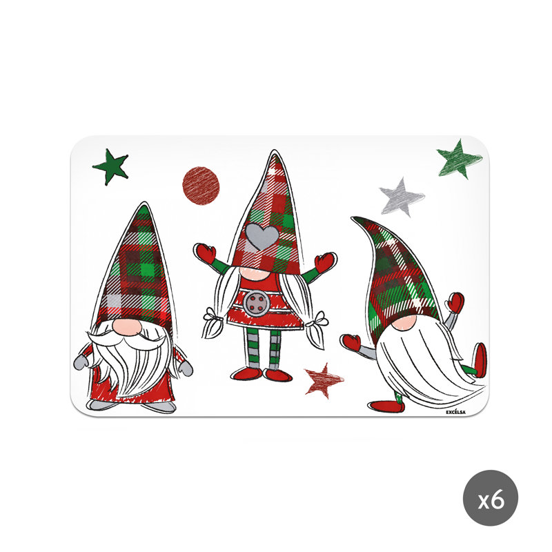 Tartan Gnome No Pattern Rectangle Placemat