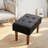 Nuha Linen Upholstered Ottoman Footrest -1111075514