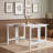Farmhouse Drop Leaf Extendable Dining Table with Rectangular Kitchen Table and H-Shape Base-971142931