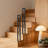Decorative 35.43" U-Shaped Stair Handrails