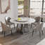 Marble round dining table-902387547