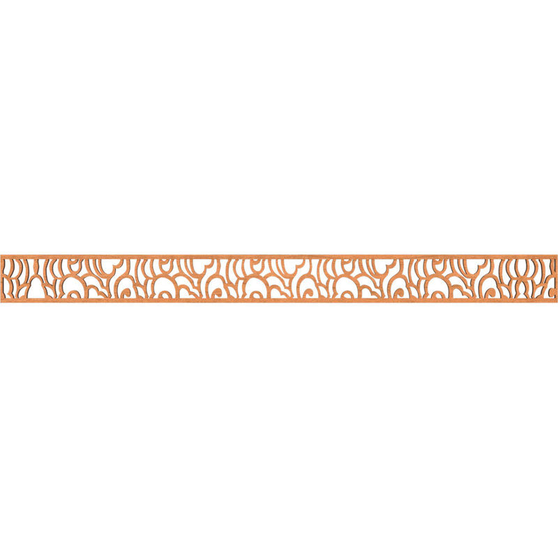 Moulure de panneau Springfield, H 4 po x l 46,375 po x P 0,25 po, Cerisier