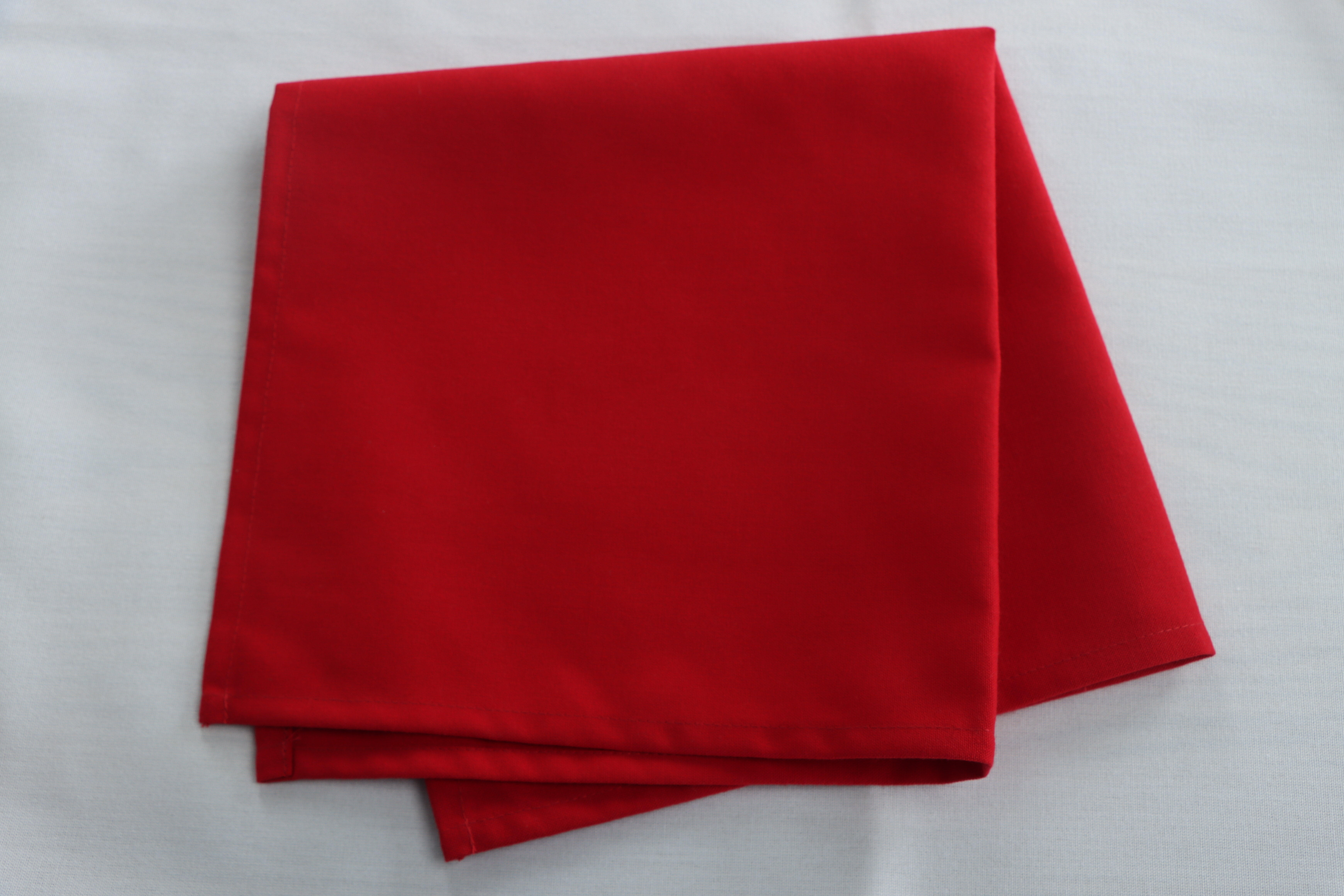 5 Premium Polyester 20x20 in Dinner Table Cloth Napkins Red