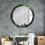 Huldar Glass Flat Wall Mirror