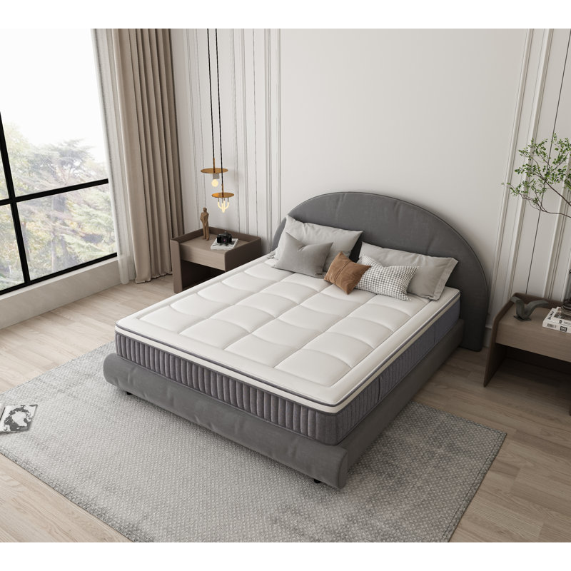 Matelas hybride moyen 10 po Nimley, Très grand californien