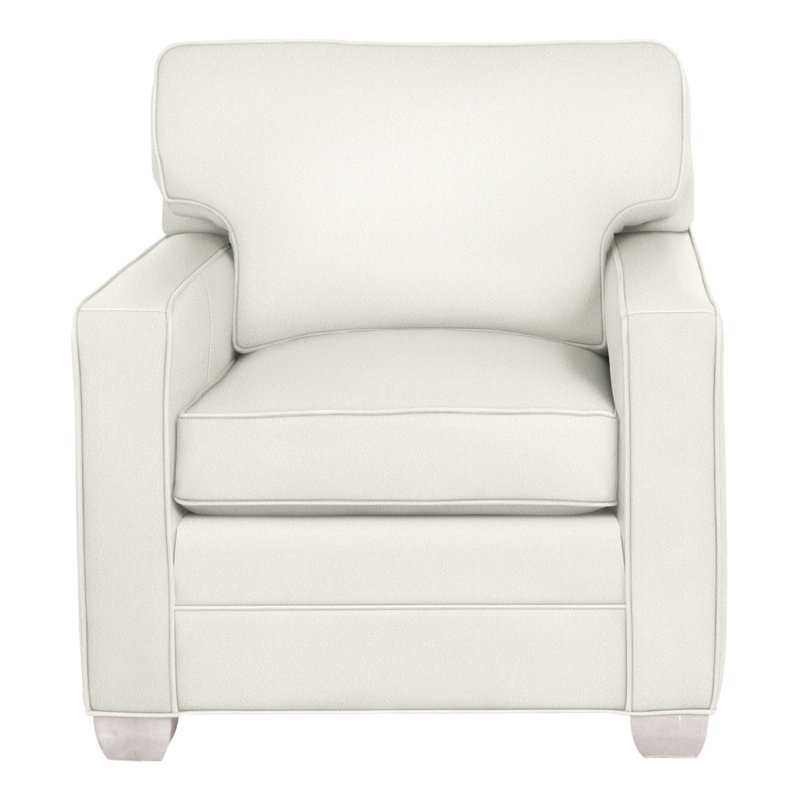 Chaise Hillcrest 37 ", Kennelly Snow, Gris tourterelle