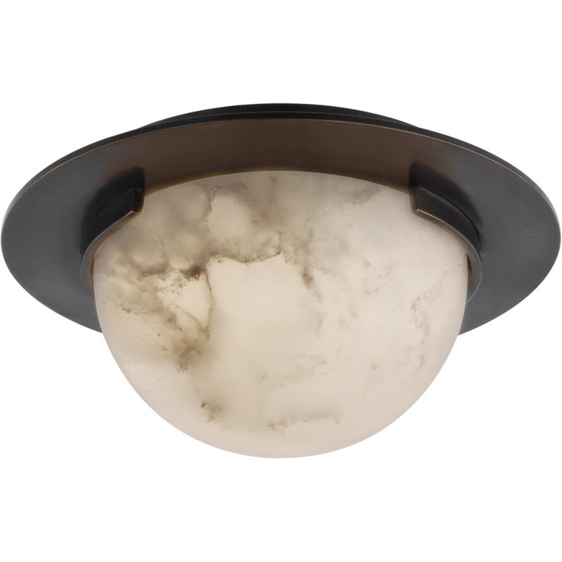 Kelly Wearstler Melange 6" Solitaire Flush Mount, Bronze