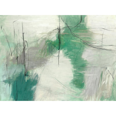 «Teal Time» par Christopher Kennedy - peinture sur toile tendue