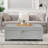 Sofa Ottoman With Storage, Modular Sectional Storage Ottoman With Wheels-586546013