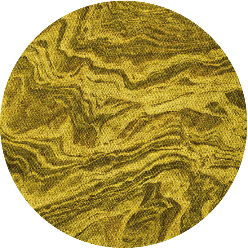 Abstract Indoor Rug, Round 4'