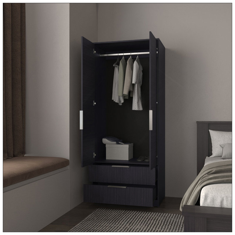 Armoire Trappe, chambre, noir