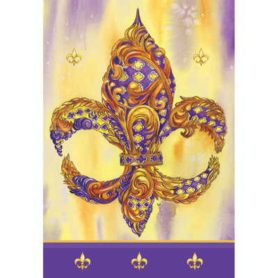 Keerie Double Sided 42 in. H x 29 in. W Polyester Garden flag