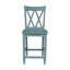 Tabouret de comptoir 24 po en bois massif