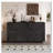 4-Door Sideboard with Semi-Circular Handles and Adjustable Shelves-1314034825