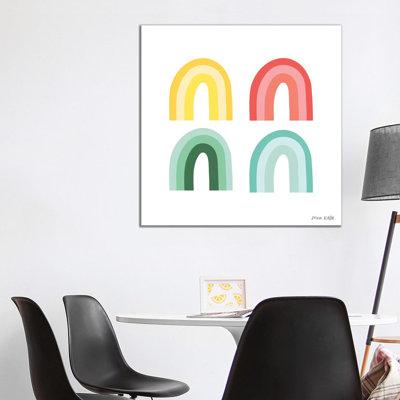 Rainbow Colours I by Ann Kelle - Wrapped Canvas Print