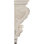 Endurathane Acanthus Shell Corbel, 8"W x 5"D x 14 7/8"H, Factory Primed