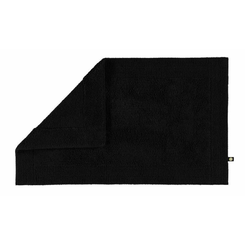 Bath Rug, No, 70cm W x 130cm L, Black
