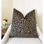 Housse de coussin en velours Leopard-115314588-115314586