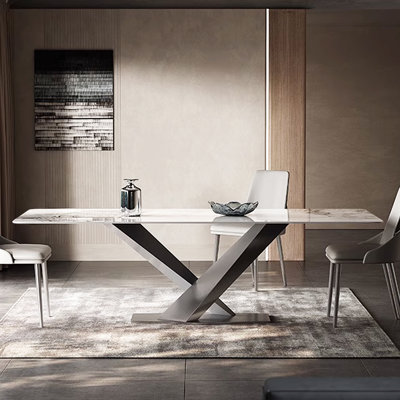 Minimalist Italian rectangular dining table