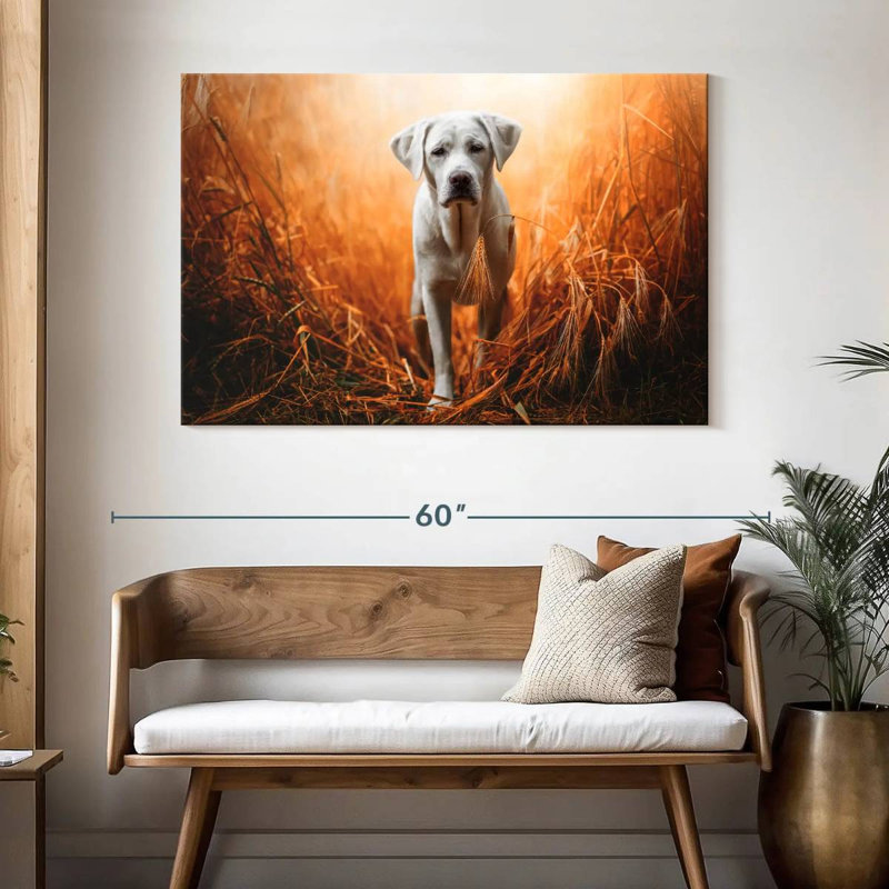 Brampt Lost Labrador Retriever, 32" H x 48" W