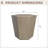 24-Inch Outdoor Side Table, Hexagon Magnesium Oxide Coffee Table for Outdoor Patio, Gardens, Backyards, Farmhouses, Living Rooms, Cream-348927503