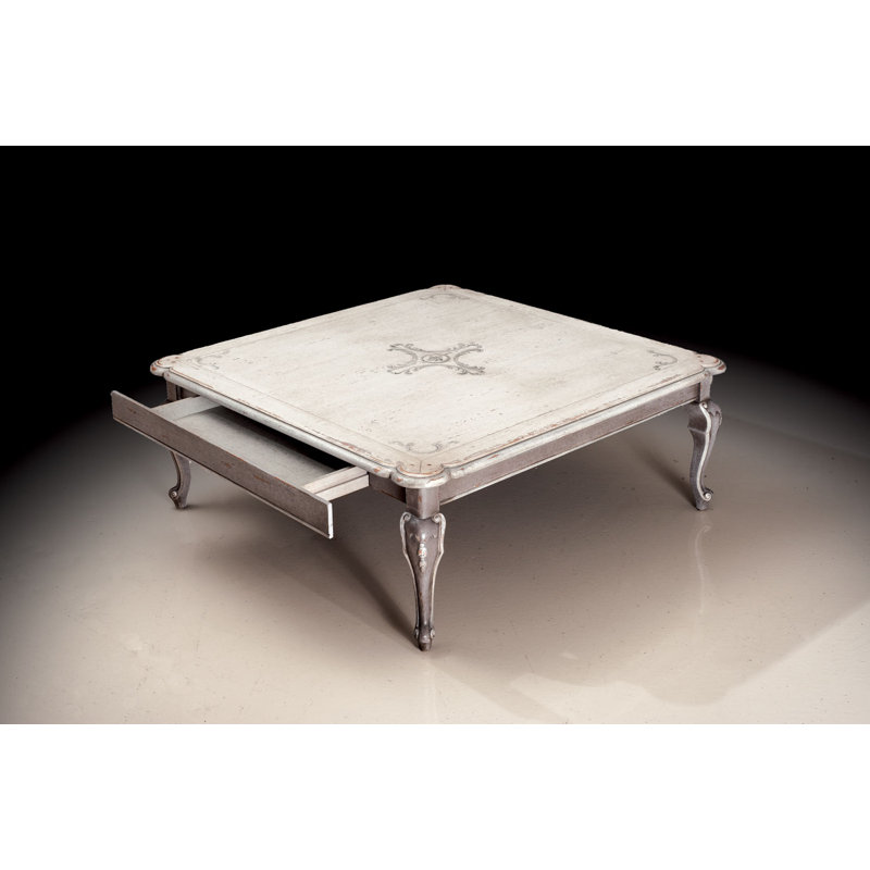 Solid Wood 4 Legs Coffee Table
