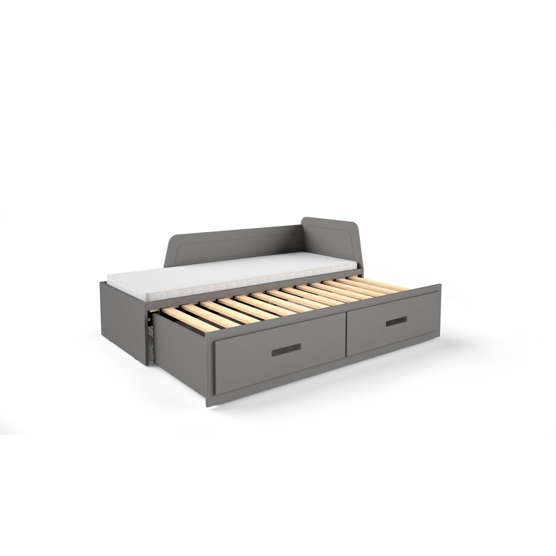 Aroon 80 X 200cm Daybed with Storage Included, Anthracite