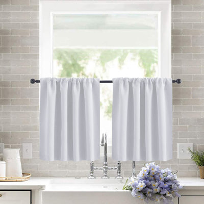 Kbndieu Solid Color Curtains Living Room Bedroom Kitchen Partition Curtains Home Curtains