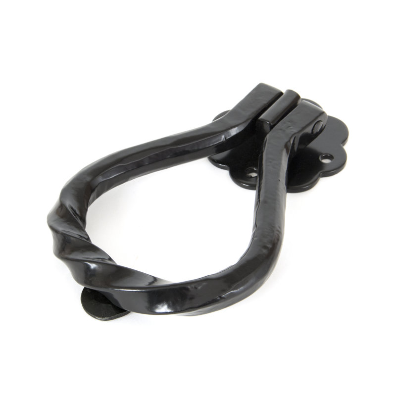 Pear Shaped Door Knocker, Black