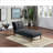 Sectional Sofas | Modern 2 Piece Convertible Adjustable Plush Couch for Living Room, Solid Wood Legs | Black | Plywood