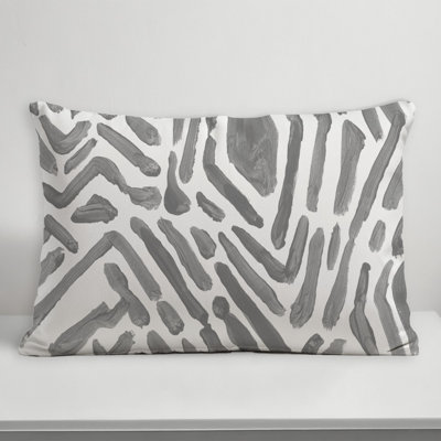 Abstract Outdoor Reversible Throw Pillow