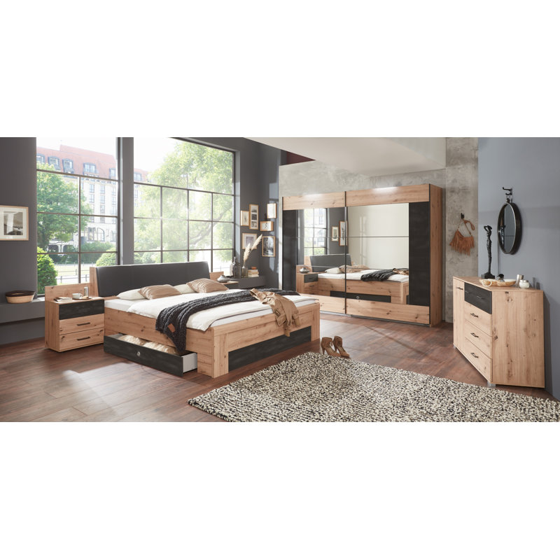 Donatien 2 Door Manufactured Wood Wardrobe