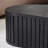 Modern Handcraft Drum Coffee Table, Irregular Shaped Coffee Table